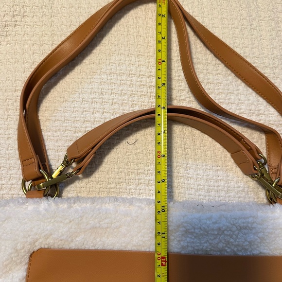 Anthropologie Highlands Faux Sherpa Tote New w/out Tags - Picture 2 of 7